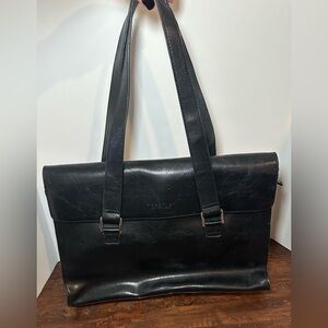 Kenneth‎ Cole Reaction Black Laptop Messenger Bag.
